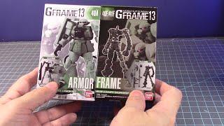 *GundamModels* G-Frame MS-06F-2 Zaku 2 F2 - unboxing and review