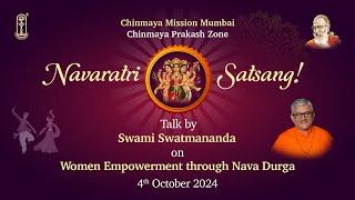 Navaratri Satsang - Talk by Swami Swatmananda on Women Empowerment through Nava Durga