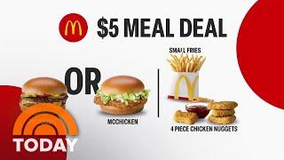 McDonald’s $5 value meal goes on sale amid fast-food wars