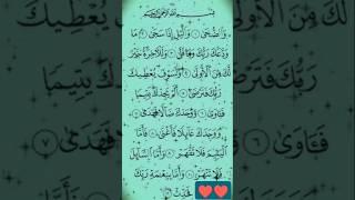 Surah Ad-Duha - Heartwarming  Beautiful Recitation#shortsfeed  #surahduha#quran  #shortsyoutube