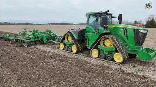 Ripping Fields & Flying Drones | John Deere 9RX 640 Tractor & 2730 Disk Ripper