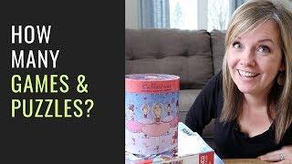 How many Puzzles & Board Games to keep?? (Organize & Declutter Toys Series Ep. 13)