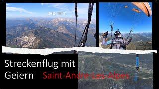 Auf Streckenflug mit Geiern - Saint-Andre-Les-Alpes, #HauteProvence, #France