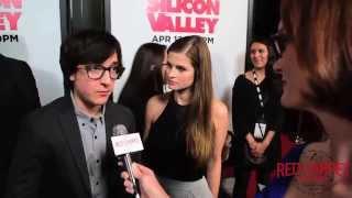 Josh Brener & Meghan Falcone at the Season 2 Premiere for HBO's Silicon Valley #SiliconValley