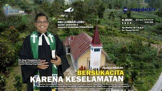 BERSUKACITA KARENA KESELAMATAN | Ibadah Online Nusantara TV & HKI Lumban Lobu - Ressort Sipahutar II