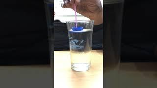 Force due to Surface Tension on cap when half filled glass of water