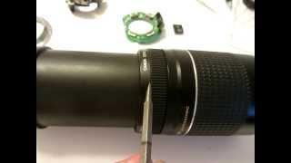 Canon EF 75-300mm objektiv teardown / inside / repair