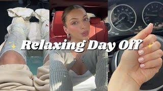 Relaxing day in my life | VLOG: Makeup, nails, pedicure, shopping