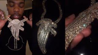 Lil Baby Drops $600K On A New Diamond Chain From Jewelry Unlimited & Says The Rings Cost $2M