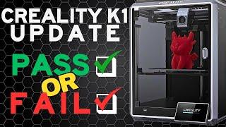 Creality K1 UPDATE: A Second Look... Worth It?