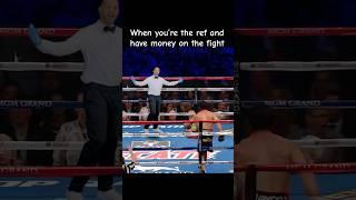 🫠 #referee #boxing