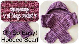 Oh So Easy! Hooded Scarf