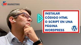 Cómo insertar código HTML en WordPress