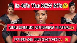 Unbelievable-Reactions of Ciru Muriuki Stunning Photos as She Turns 40 years Old.@TheUndiscoveredPodcast