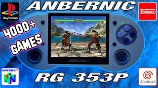 ANBERNIC RG353P handheld gaming console with 4000+ games. Sega, Nintendo, PSX, Arcade and more!