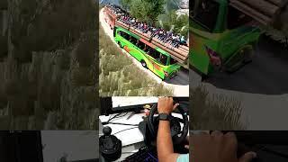 Dangerous MAP Mod with overloaded BUS in Euro Truck Simulator 2| ETS2 Multiplayer | Mallu Garage 2.0