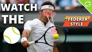How To Watch The Ball Like Roger Federer in Tennis