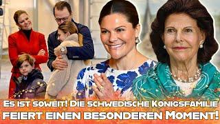 Es ist soweit! Kronprinzessin Victoria von Schweden und Prinz Daniel feiern einen besonderen Moment