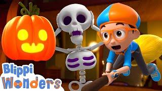 Blippi Wonders - Halloween Haunted House! | Blippi Animated Series | Halloween For Kids