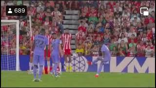 David Alaba’s free kick stunner “ | Almeria vs Real Madrid (1:2)