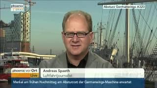 Flugzeugabsturz: Andreas Spaeth zur möglichen Ursache des Sinkflugs am 25.03.2015