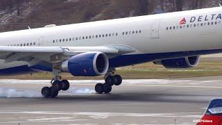 Slow Motion 30L Heavy Landings and Departures - KMSP/MSP