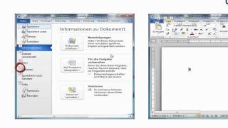 Grundlagen Word Teil 2 - das Menü Datei, Symbole und Hilfe verwenden