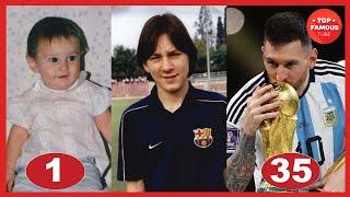 Lionel Messi Transformation ⭐ From 1 To 35 Years Old