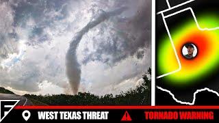 Hunting Tornadoes In West Texas - LIVE STORM CHASER
