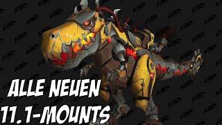 Raptoren, Raketen und Mechs: ALLE NEUEN MOUNTS aus Patch 11.1 - und wie ihr sie bekommt