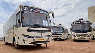 Prakash Vega AC Sleeper Bus TranzKing Travels Ashok Leyland Premium Luxury Bus Interiors & Exteriors