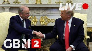 WATCH NOW: Trump and Taoiseach Micheal Martin of Ireland meet at White House