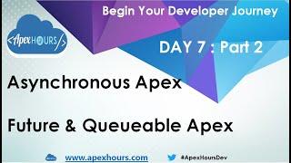 Asynchronous Apex using future method and Queueable Apex