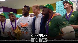 When Prince Harry celebrated with the Springboks after Rugby World Cup final | RugbyPass Archives