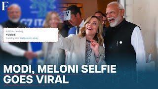 "Hello From Team Melodi" Selfie of PM Modi & Giorgia Meloni Goes Viral | PM Modi at G7 Summit 2024