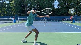 Chris Eubanks & Ben Shelton - Practice Match Highlights (Citi Open)