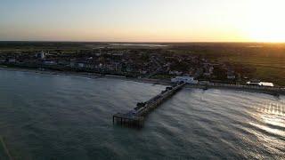 Suffolk coast by drone - Felixtowe, Dunwich and Southwold - 4K DJI mini 3 pro