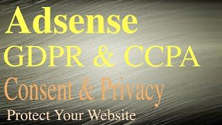 Adsense GDPR and CCPA