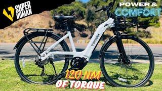 Mid-Drive Comfort E-Bike w/ 120Nm of Torque! | Superhuman Moonrider Review