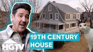 Jonathan Knight Transforms Old Narrow 1800s Farmhouse Into Turquoise Dream House! | Farmhouse Fixer