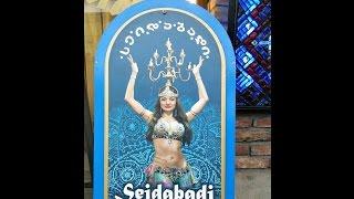 Elena Chikhladze  / ელენა ჩიხლაძე  / Элена Чихладзе  performs exotic  belly dance with lit candles