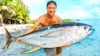 Giant Tuna Catch And Cook