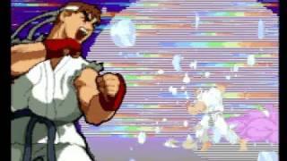 MSH vs SF EX: Ryu Basic Super Cancel Combo