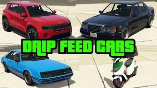 GTA 5 - Bottom Dollar Bounties DLC - ALL Drip Feed Cars (Prices & Real Life Counterparts)