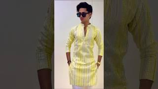 Haldi special kurta | Men stylist kurtaOnline Order whatsapp Number-:9724994452#shortsfeed #shorts