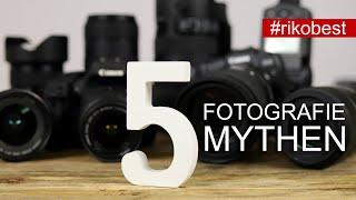 5 FOTOGRAFIE LÜGEN die ich andauernd höre - Mythen ums Fotografieren und Kameraequipment - Riko Best