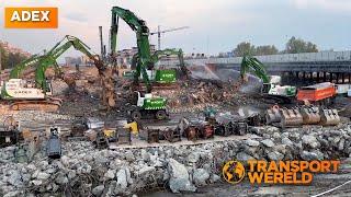 The dismantling of the Royers Lock by demolition specialist ADEX Group | Transportwereld