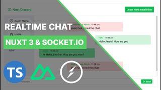 Build Full Stack Realtime Chat App using Nuxt 3, Nuxt UI,  typescript &  Socket.io ( 2024 )