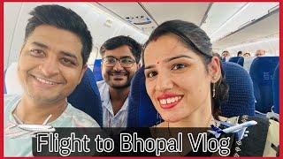 Flight to Bhopal | Kheria Airport Agra | Hindi Vlogs