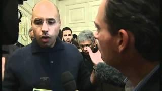 Libya: Saif Gaddafi talks to Channel 4 News